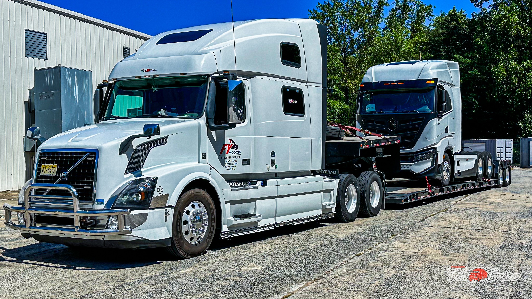 Commercial truck transport